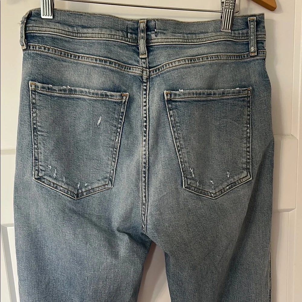 Agolde Women's Straight Leg Jeans - Light Blue - Picture 6 of 9
